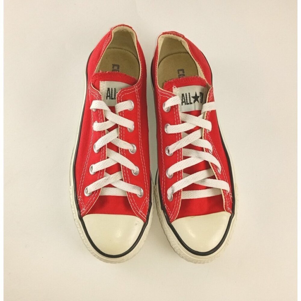Converse Shoes Chuck Taylor Ox‎ All Star Red Sneakers Men 4 Womens 6